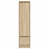 Highboard Sonoma Oak 29.5x34x119.5 cm Engineered Wood - Rear View
