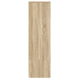 Highboard Sonoma Oak 29.5x34x119.5 cm Engineered Wood - Close-Up Angle