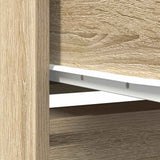Highboard Sonoma Oak 29.5x34x119.5 cm Engineered Wood - Extra Image