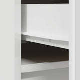 Highboard White 37.5x35x180 cm Engineered Wood - Extra Image
