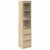 Highboard Sonoma Oak 37.5x35x180 cm Engineered Wood - Front View