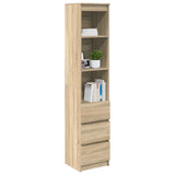 Highboard Sonoma Oak 37.5x35x180 cm Engineered Wood - Top-Down View