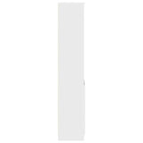 Highboard White 37.5x35x180 cm Engineered Wood