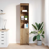 Highboard Artisan Oak 37.5x35x180 cm Engineered Wood - Side View