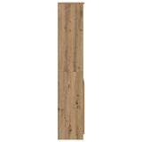 Highboard Artisan Oak 37.5x35x180 cm Engineered Wood - Rear View
