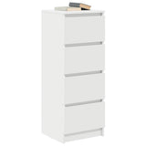 Sideboard White 37.5x35x99 cm Engineered Wood - Top-Down View