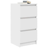 Sideboard White 37.5x35x76 cm Engineered Wood