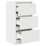Sideboard White 37.5x35x76 cm Engineered Wood