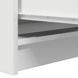 Sideboard White 37.5x35x76 cm Engineered Wood