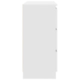 Sideboard White 80x35x76 cm Engineered Wood