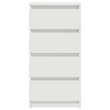 Sideboard White 37.5x35x76 cm Engineered Wood