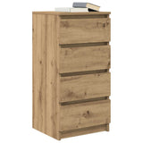 Sideboard Artisan Oak 37.5x35x76 cm Engineered Wood - Top-Down View
