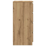 Sideboard Artisan Oak 37.5x35x76 cm Engineered Wood - Close-Up Angle