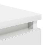 Sideboard with Drawers White 37.5x35x99 cm Engineered Wood - Extra Image
