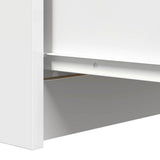Sideboard with Drawers White 37.5x35x99 cm Engineered Wood - Extra Image