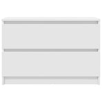 TV Cabinet White 80x35x54 cm Engineered Wood