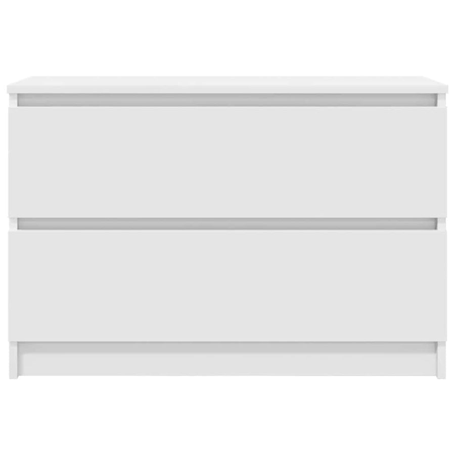 TV Cabinet White 80x35x54 cm Engineered Wood