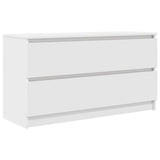 TV Cabinet White 100x35x54 cm Engineered Wood