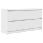 TV Cabinet White 100x35x54 cm Engineered Wood