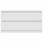 TV Cabinet White 100x35x54 cm Engineered Wood
