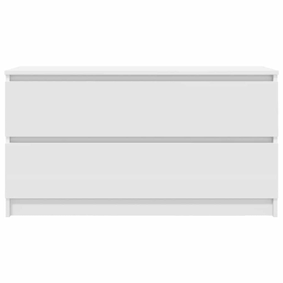 TV Cabinet White 100x35x54 cm Engineered Wood