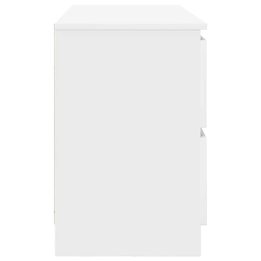 TV Cabinet White 100x35x54 cm Engineered Wood