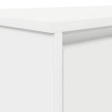 Desk White 120x42x76 cm Engineered Wood - Extra Image