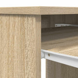Desk Sonoma Oak 86x49x76 cm Engineered Wood - Extra Image