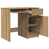 Desk Artisan Oak 86x49x76 cm Engineered Wood - 45-Degree Angle