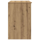 Desk Artisan Oak 86x49x76 cm Engineered Wood - Close-Up Angle