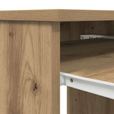 Desk Artisan Oak 86x49x76 cm Engineered Wood - Extra Image