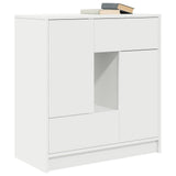 Sideboard with Drawers and Doors White 70.5x34x74.5 cm - Top-Down View