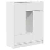 Sideboard with Drawers and Doors White 73x31x90 cm - Front View
