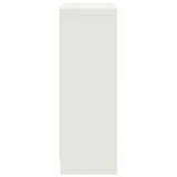 Sideboard with Drawers and Doors White 73x31x90 cm - Close-Up Angle