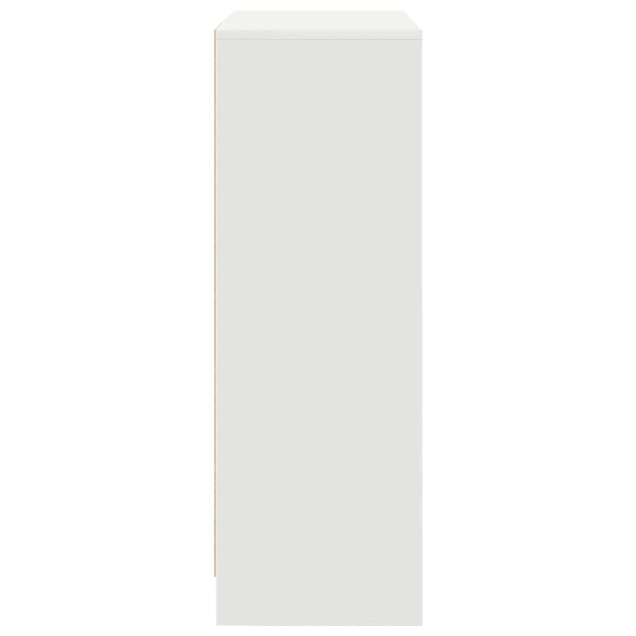 Sideboard with Drawers and Doors White 73x31x90 cm
