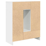 Sideboard with Drawers and Doors White 73x31x90 cm - Low Angle