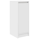Shoe Cabinet White 29.5x34x76 cm Engineered Wood - Front View