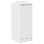 Shoe Cabinet White 29.5x34x76 cm Engineered Wood