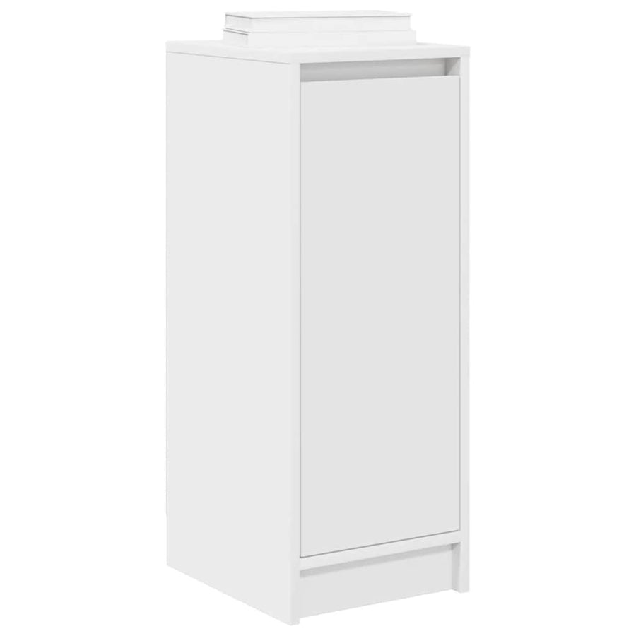 Shoe Cabinet White 29.5x34x76 cm Engineered Wood