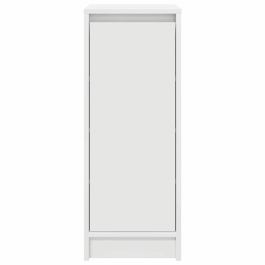 Shoe Cabinet White 29.5x34x76 cm Engineered Wood