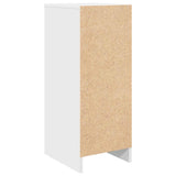 Shoe Cabinet White 29.5x34x76 cm Engineered Wood - Low Angle