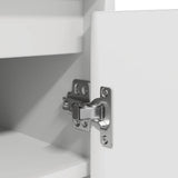Shoe Cabinet White 57x34x76 cm Engineered Wood