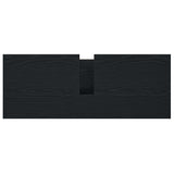 Bathroom Basin Cabinet with Drawers Black Oak 90x34.5x60 cm - Extra Image