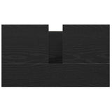 Bathroom Basin Cabinet with Drawers Black Oak 60x34.5x60 cm - Extra Image