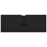 Basin Cabinet with Drawers Black Oak 90x34.5x60 cm - Extra Image