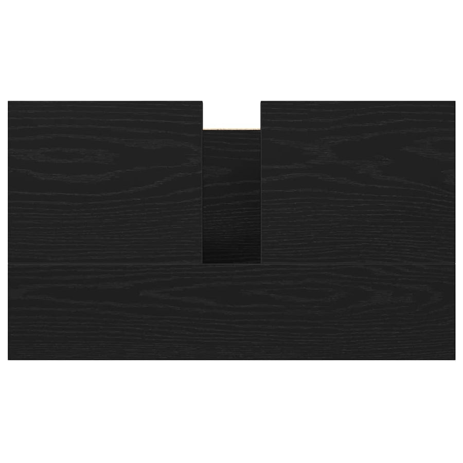 Bathroom Basin Cabinet Black 60x34.5x60 cm