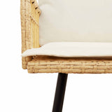 Sofa with Cushion Brown 61.5 x 123 x 82cm Metal - 45-Degree Angle