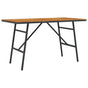 Dining Table Brown 110 x 55 x 61,5 cm Solid Acacia Wood