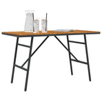 Dining Table Brown 110 x 55 x 61,5 cm Solid Acacia Wood