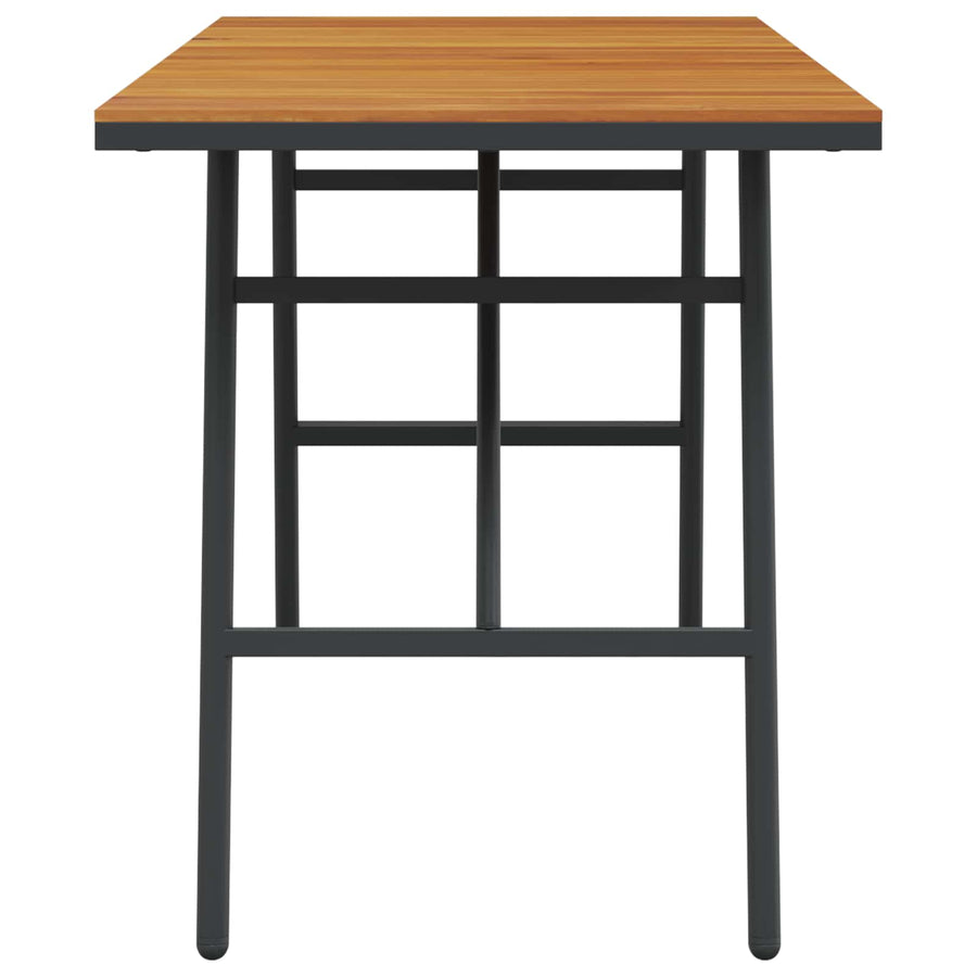 Dining Table Brown 110 x 55 x 61,5 cm Solid Acacia Wood